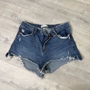 Abercrombie & Fitch Blue Jean Shorts